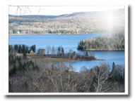 Vue imprenable sur le Lac Taureau