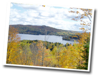 Vue sur le Lac Taureau